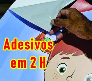 Adesivos em 2h Impressão digital ecosolvente vinil Vs3000 até 15m²   Sem acabamento (Somente impressão) 